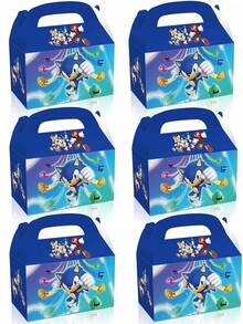 asmodee 6PCS/12PCS Cartoon Game Anime Figure Image Gift Box Classmate Partys Theme Party Supplies Gifts Package Handheld Paper Boxs Partys Small Gifts Packing Box - Multicolor - View 9