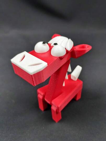 1个可爱可动小马摆件，关节结实，带来快乐和好运，可舒缓压力，是完美的礼物之选。