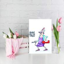 1Pc Funny Best Friend Birthday Card, Sisters Friend Female Birthday Card, "Sisters Band" Best Friend Card Friendship Card Bridesmaid Card, Small Business Supplies, Thank You Card, Birthday Gift, Card, Unusual Items, Gift Card - View 6