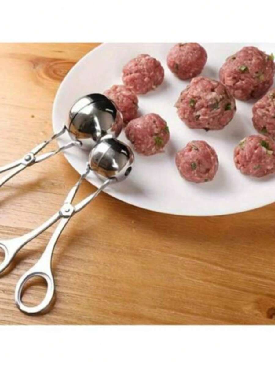 304 Stainless Steel Meatball Maker, Kitchen Tool, Restaurant & Kitchen Accessory - Multicolor - View 1