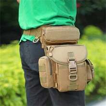 Tactical Drop Leg Pouch Bag Type B Cross Over Leg Rig Outdoor Bike Cycling Hiking Thigh Bag - Multicolor - View 11