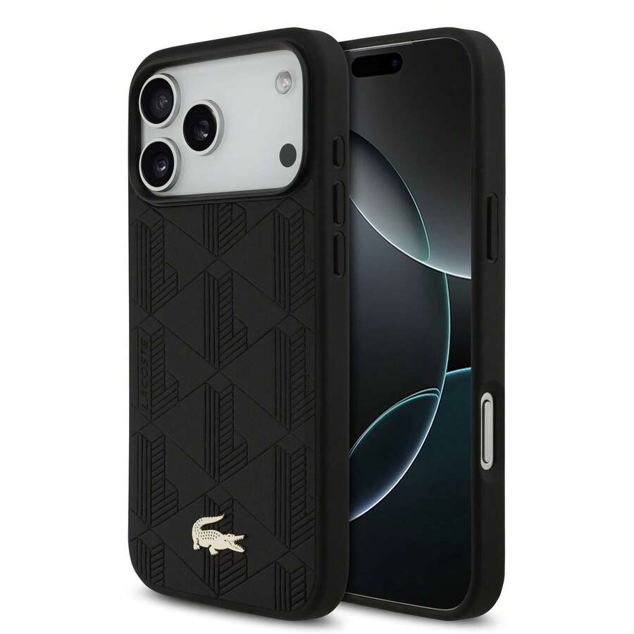 Funda Lacoste Monograma iPhone - Negro - Ver 1