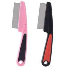 2pcs Dandruff Brush, Leather Scalp Psoriasis Comb, Fine Tooth Lice Comb, Multi-Functional Hair & Scalp Cleaning Brush Hair Styling Kit Hair Tool Kit - Multicolor - View 4