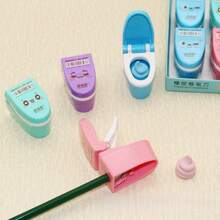 1pc Toilet-Shaped Pencil Sharpener & Eraser, Creative Learning Stationery For Kids - Multicolor - View 7