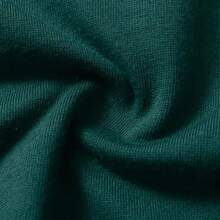 Manfinity Homme Men's Short-Sleeve T-Shirt, Crew Neck, Slim Fit, Solid Color - Army Green - View 4