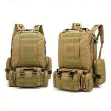 Mochila táctica de gran capacidad de 55L para hombres, mochila para senderismo, escalada, ejército, impermeable, para camping - Multicolor - Ver 1