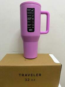 Bình nước giữ nhiệt bằng thép không gỉ 32oz có ống hút, bình nước thể thao, rất thích hợp cho du lịch. - Nhiều màu - Xem 15