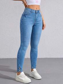 Los Skinny Jeans Perfectos: Cómo Elegir el Ajuste y el Estilo Ideal - Celeste H2VA12 - Ver 2
