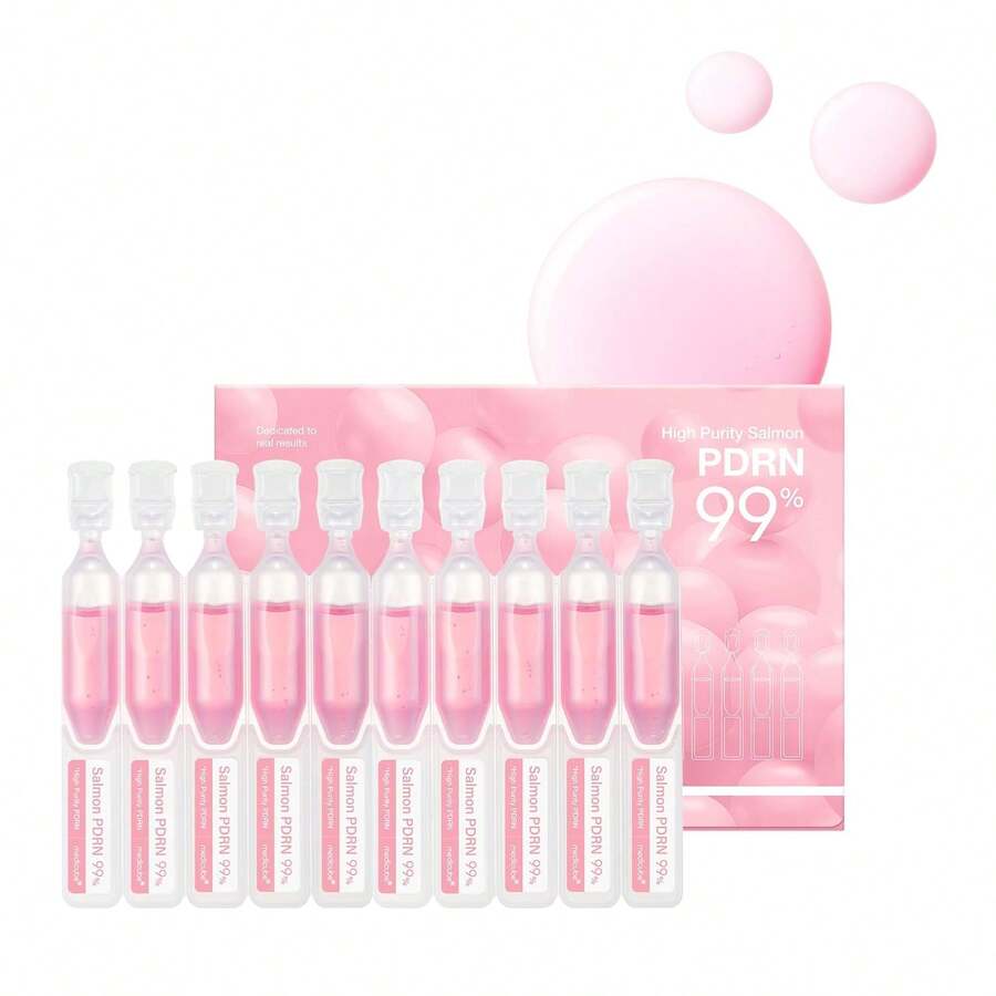 Medicube Salmon DNA PDRN Pink One Day Serum 1.5ml*10ea , Improve Skin Elasticity, Reduce Pigmentation, Firms Skin, Fights Wrinkles, Anti-Aging, Instant Whitening, Deep Hydration, Repairs Skin Barrier, Refines Pores, Brightens Complexion, Lightweight Texture, Fast Absorbing, Non-Greasy, Suitable For Daily Use Or Pre-Makeup Use. Korean Cosmetics, K-Beauty, PDRN Serum, Salmon PDRN, Top Selling Skin Care, Korean Skin Care, Best Selling Korean Beauty, Top Selling Korean Serum, Best Gift For Girlfriend, Friend, Mother's Day Gift, Birthday Gift, Y2k, Party, Best Skincare - Salmon PDRN - 查看 1