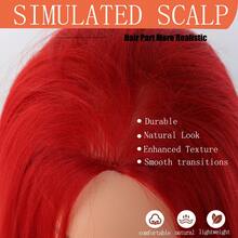 High Temperature Silk & Acrylic Mixed Hairstyle Practice Mannequin Head, Can Be Curled & Trimmed, Wig Training Head - View 3