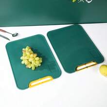 Antibacterial, Mildew-Proof Cutting Board, 35cm, With Stand For Kitchen. - màu xanh lá - Xem 5