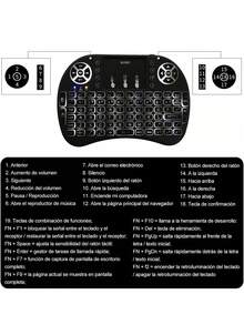 Mini Teclado Inalámbrico Para  Smart Tv Touchpad - Ver 6