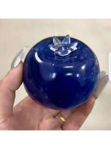 高品质舒缓巨型蓝莓减压玩具，蓝莓造型果冻质地挤压玩具，慢回弹桌面装饰，缓解压力 - 彩色 - 查看 1