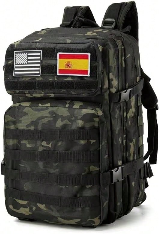 HAMGOO Tactical Backpack 45L With Molle System Large Capacity Military Waterproof For Emergencies Hiking And Camping - Backpack For Outdoor Activities - Nhiều màu - Xem 1