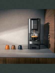 Cafetera à Capsules Cecotec Power Caps 20 - 1400W, 20 Bars, Thermoblock, Compatible Nespresso, Réservoir 700ml - Design Compact et Élégant - Café Court ou Long Personnalisé - Réglable pour Tasses - Mode Économie d'Énergie - Facile à Nettoyer avec Réservoir et Plateau Amovibles -  Antidérapante - Multicolore - Voir 5