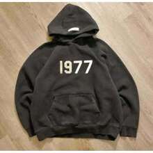 Essentials 1977 Hoodie Iron 192BT212050F Men's Classic Cotton Sweatshirt Sizes XS To L  Fashionweek  Fallfreshness - 白色 - 查看 4