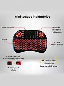 Mini Teclado Inalámbrico Para  Smart Tv Touchpad - Ver 7