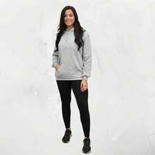 Pink And Blue Faith Women's Sweatshirt - Grey - View 2