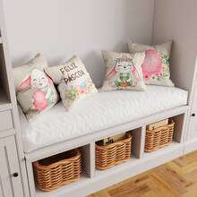 Páscoa coelhinhos felizes ovos