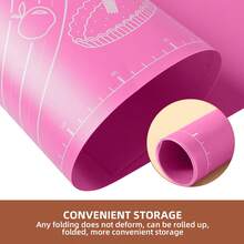 1pc Non-Stick Dough Rolling Mat With Measurements - - - View 5