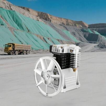 SHIOUCY 3HP 66Gal/Min Air Compressor Pump Head 0.8mpa Rated Pressure For Pneumatic Tools Automotive Industry