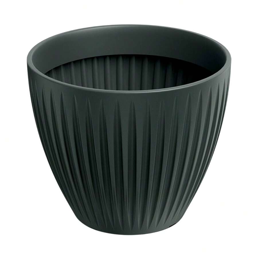 Interior Vaso Latia redondo rotomoldado Ø40x33 antracite - D - Ver 1