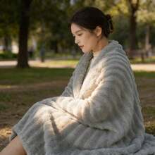 Bed Blankets & Towel Blankets - 淺灰色 - 查看 4