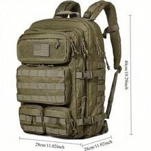 50L/30L Elite Tactical Backpack | 3X Starkare Arbets- & Militärryggsäck | Slitstark och Robust | 3-dagars MOLLE Bug Out-väska - Multifärgad - Visa 4