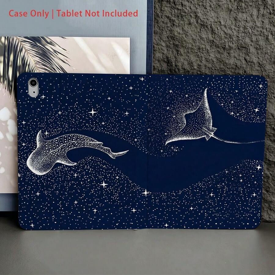 Bao da bảo vệ Ocean 1 - Mảnh kèm ngăn đựng bút, tương thích với các dòng máy 10.9/10.2/ Air thế hệ thứ 5/Pro11/10th/9.7/Air 2/ (thế hệ thứ 7)/ (thế hệ thứ 8)/ Air 4/5/ Pro 11/ Thế hệ thứ 10 10.9 inch 2022 Smart Case/ Air 13(M3 2025)/ Air 11(M3 2025)/ Air 11(M3 2025)/ 11(A16 2025)/Galaxy Tab S10+/S9/A9, chức năng tự động tắt/mở màn hình. - Nhiều màu - Xem 1