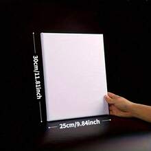 白色画布板 - 适用于丙烯、油画、蛋彩和水彩画 - 送给艺术家和绘画爱好者的完美礼物，艺术用品 | 艺术画布 | 画布，8x10英寸、9x12英寸、12x12英寸、12x16英寸 - 多色 - 查看 3