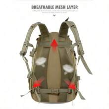 Camping Backpack Men's Bag Travel Bags Molle Climbing Rucksack Hiking Outdoor Reflective Shoulder Fishing Laptop Bag - Multicolor - View 10