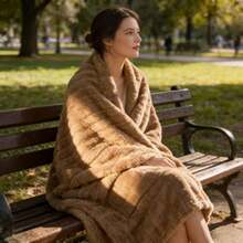 Bed Blankets & Towel Blankets - 卡其色 - 查看 4