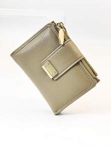 MINGYOU Dompet Wanita Pendek Kulit PU Lembut Kapasitas Besar, Dompet Multi-Fungsional Berlapis, Tas Clutch dengan Gesper Indah dan Banyak Slot Kartu, Dompet Koin dan Kartu dengan Resleting, Clutch Lembut, Ringan, dan Praktis untuk Pesta, Kencan, dan Hadiah Liburan - Hijau - View 3