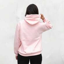 Pink And Blue Faith Women's Sweatshirt - Pink - View 2