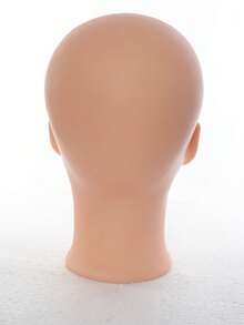 光头模特头模型、假发、帽子、围巾、眼镜展示 - 黑色 - 查看 7