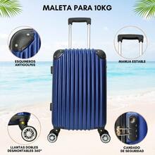 Lightweight Rigid Waterproof Hand Luggage For 10 Kg - Blue - View 6