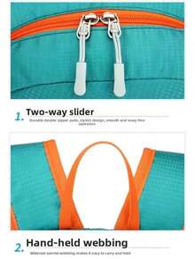 户外旅行背包登山包 40升大容量男女通用背包防水骑行背包带防雨罩休闲时尚背包新款旅行包带胸扣和腰扣徒步旅行包 - 彩色 - 查看 11