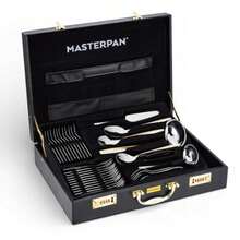 SUITCASE - PREMIUM CUTLERY SET 72 PCS - SET FOR 12 PEOPLE - Silver - View 1