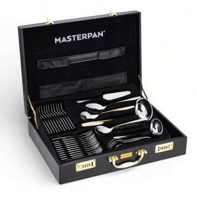 SUITCASE - PREMIUM CUTLERY SET 72 PCS - SET FOR 12 PEOPLE