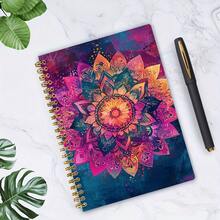 1 A5 Exquisite Spiral-Bound Notebook, Vibrant Mandala Journal, Ring Binder Diary With Creative Cover Design, Easy To Flip Through, Removable Pages Suitable For Daily Notes, Office Supplies, School Use, Art Creation, Sketching, 50 Sheets Inside, 5.7 X 8.3 Inches - A - View 8
