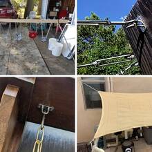 8pcs Stainless Steel Wall Mounting U-Shaped Hooks, Heavy Duty Hangers And Rings - Silver - View 7