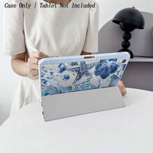 1 chiếc ốp bảo vệ máy tính bảng họa tiết hoa biển, có khe cắm bút cảm ứng, phù hợp với các dòng máy 10.9/10.2 inch Air 5th/Pro 11/10th/9.7 inch Air 2/7th/8th/Air 4/5, Pro 11, 10.9 inch 2022 Air, 13 inch Air M3 2025, 11 inch Air M3 2025, 11 inch A16 2025, 5/5PR/6/6PRO/7/7PRO, Galaxy Tab S10+/S9/A9, hỗ trợ chức năng tự động bật/tắt màn hình, phụ kiện máy tính bảng thời trang. - Nhiều màu - Xem 10