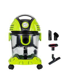 Cecotec Conga Wet & Dry T 乾濕兩用吸塵器：最大功率 1200W，HEPA 和水雙重過濾，消除過敏原，帶吹風功能，15L 無塵袋集塵箱，適用於所有表面，包含 5 個配件，帶功率調節器，可完全控制，操作半徑達 7 米。 - 查看 1
