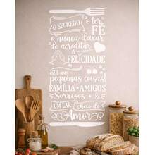 Decorative Wall Sticker With The Phrase "The Secret". - BLANCO - Ver 3