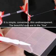 520pcs Fiber Eye Lift & Nose Clip Tapes, Natural Invisible Fiber Strips, Waterproof & Sweat-Proof, Double Eyelid & Nose Shaping Stickers - Multicolor - View 4