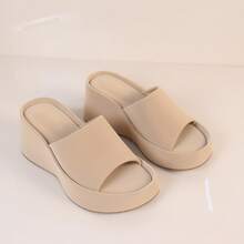 angelica Women Platforms & Wedge Sandals - Beige - View 4