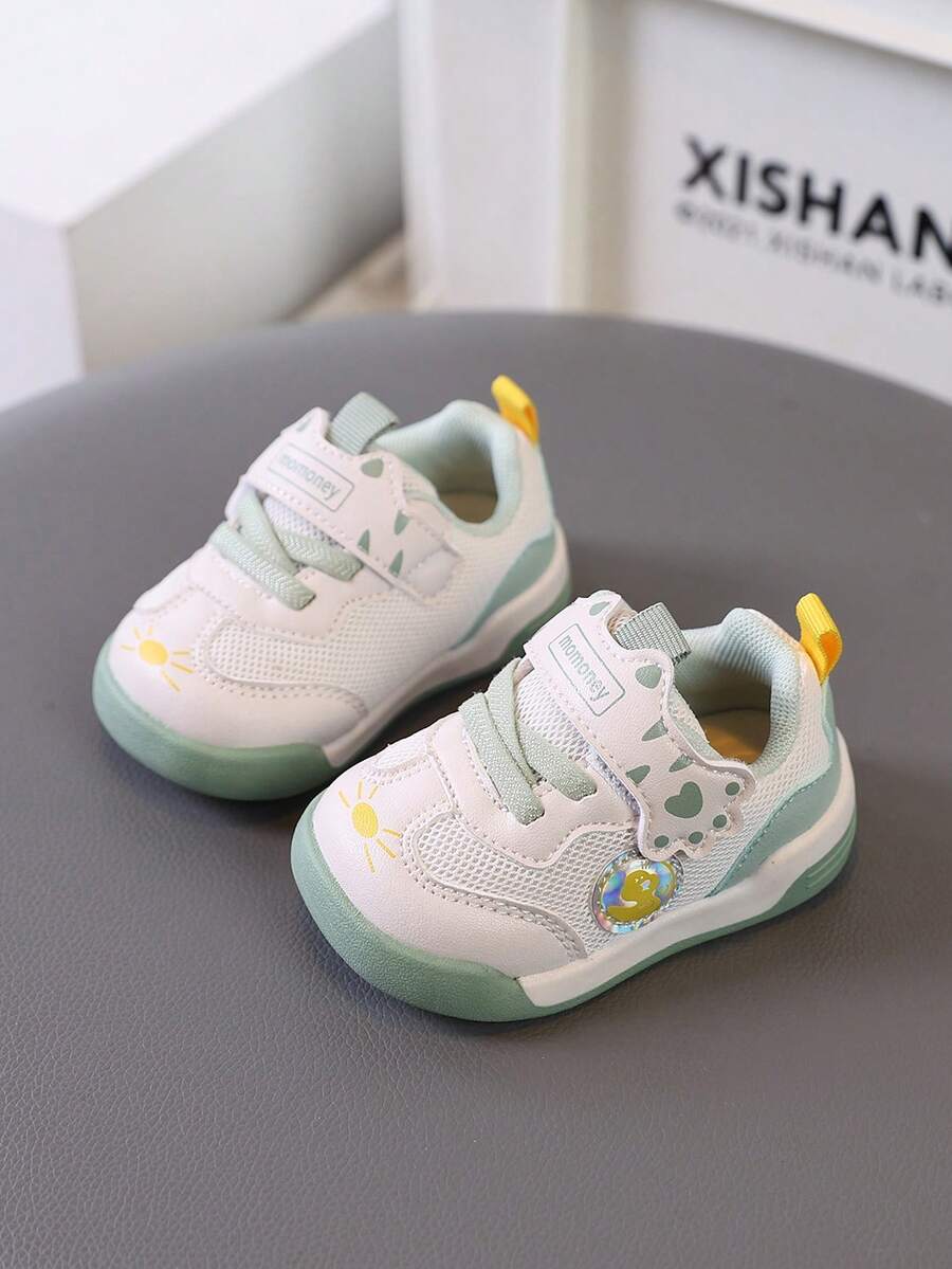 Spring/Autumn New Boys Baby Functional Walking Shoes, Breathable Soft Sole Loafers, Lightweight Casual Shoes - Cadet Blue - View 1