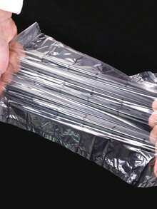 1/5 Pack Home Use Ice Bag Ice Cube Self-Sealing Ice Bag Ice Tray Mold With Funnel - Clear - View 6