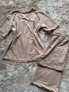 Casual Pocket Button Wedding - Khaki - View 2