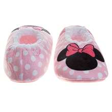 Disney Minnie Mouse Slippers For Girls Plush Non Slip Warm Indoor Comfortable (Toddler Sizes 5-10) - 粉色 - 查看 4